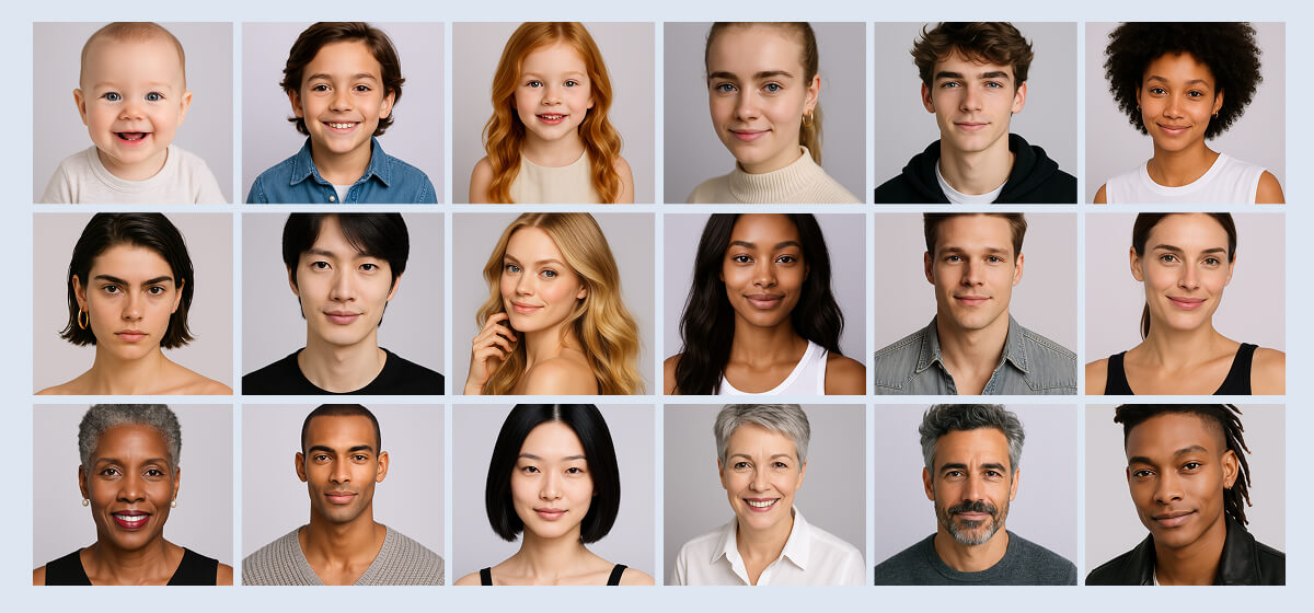 Photorealistic AI fashion models
